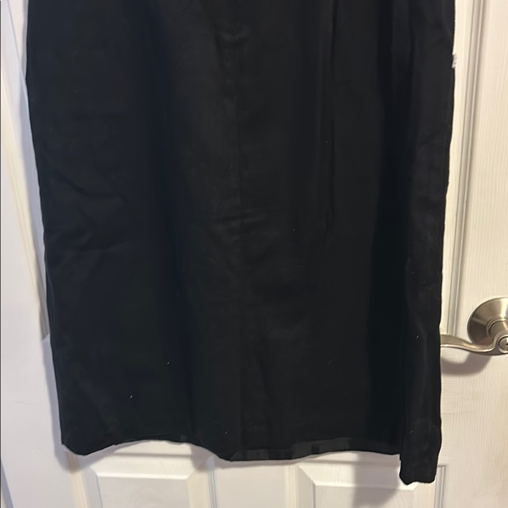 Nina Leonard Black Sheath Dress Knee-Length Sleeveless for Cocktail - Picture 9 of 9